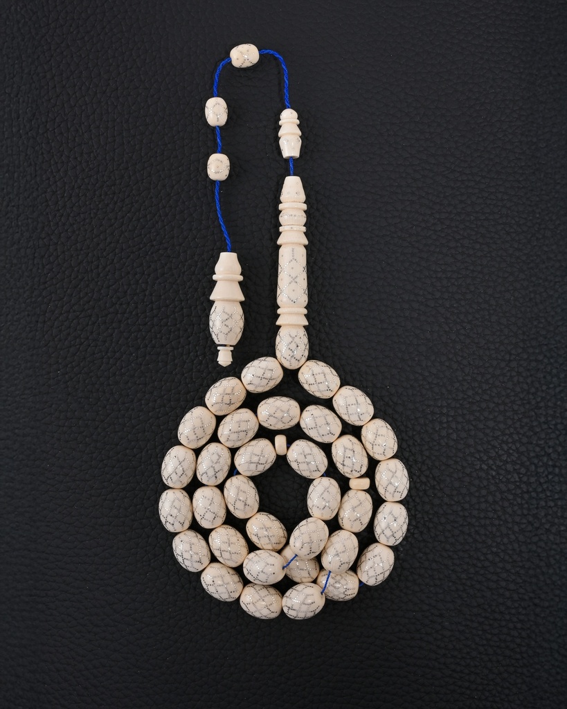 Elephant tusk rosary ROS5516WH