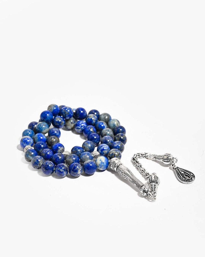 First-class lapis lazuli(AA) rosary ROS5494BL