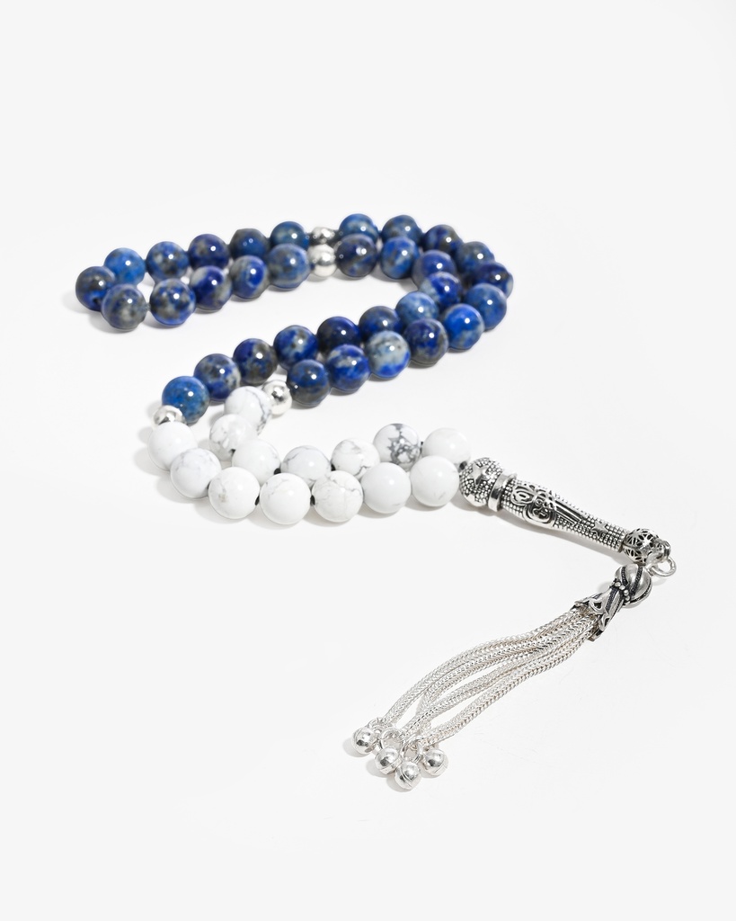 Lapis Lazuli and Howlite Rosary ROS5486BL