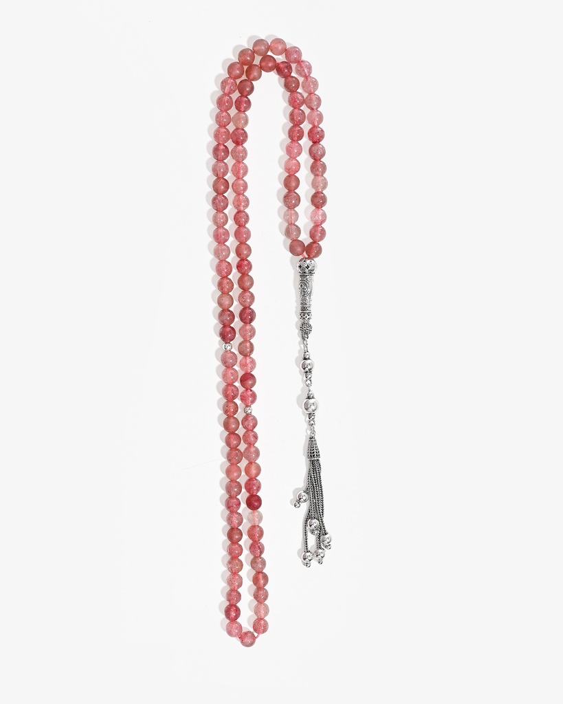 Strawberry Quartz Rosary ROS5499PK