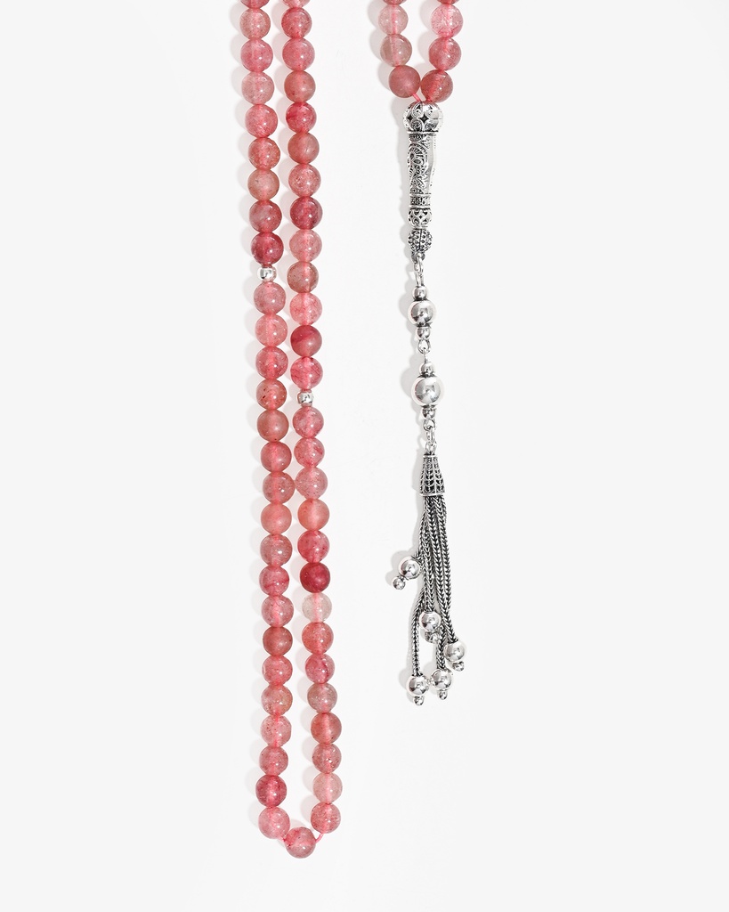 Strawberry Quartz Rosary ROS5499PK
