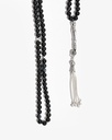 Black Agate Rosary with Veins ROS5500BK