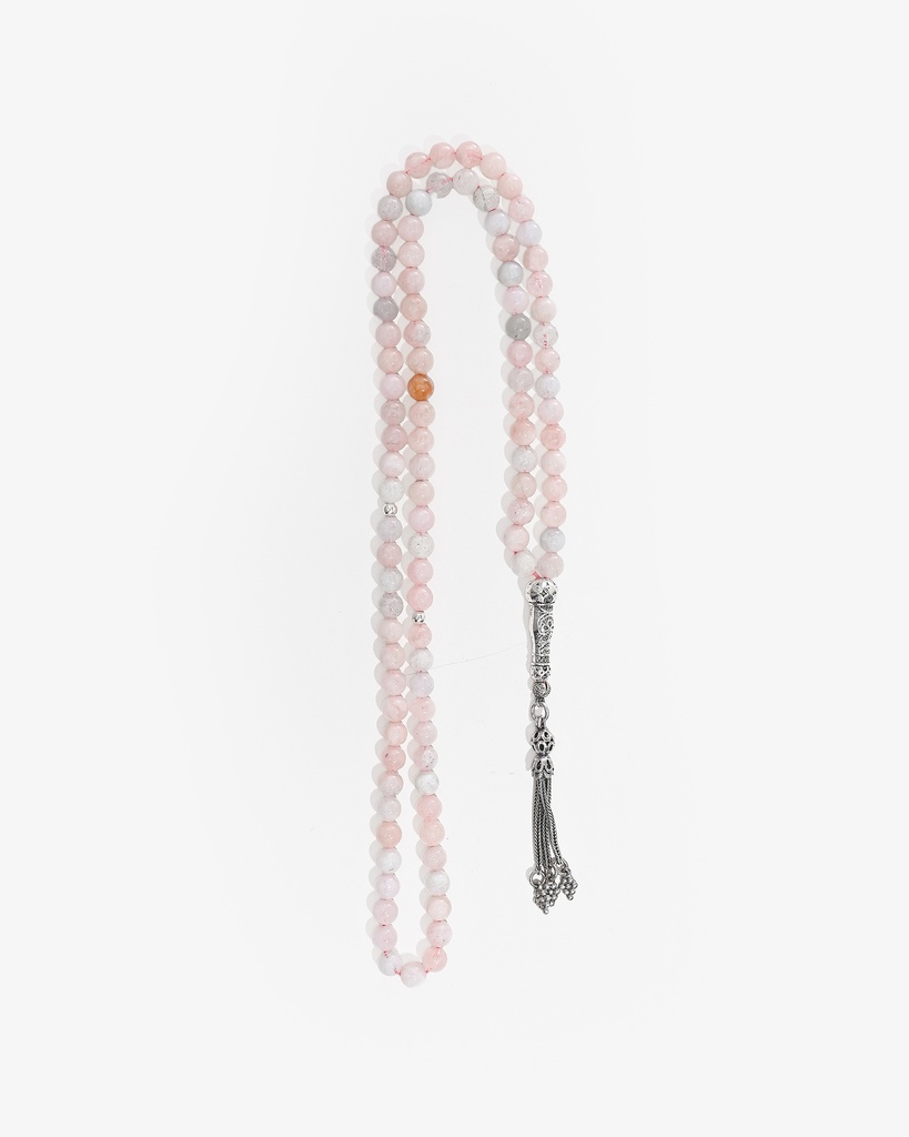 Morganite Stone Rosary ROS5501MC