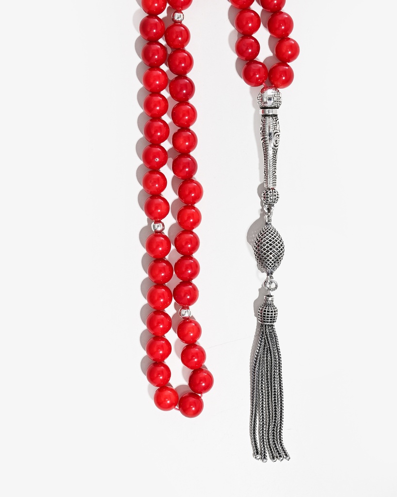 Red coral rosary ROS5485RD