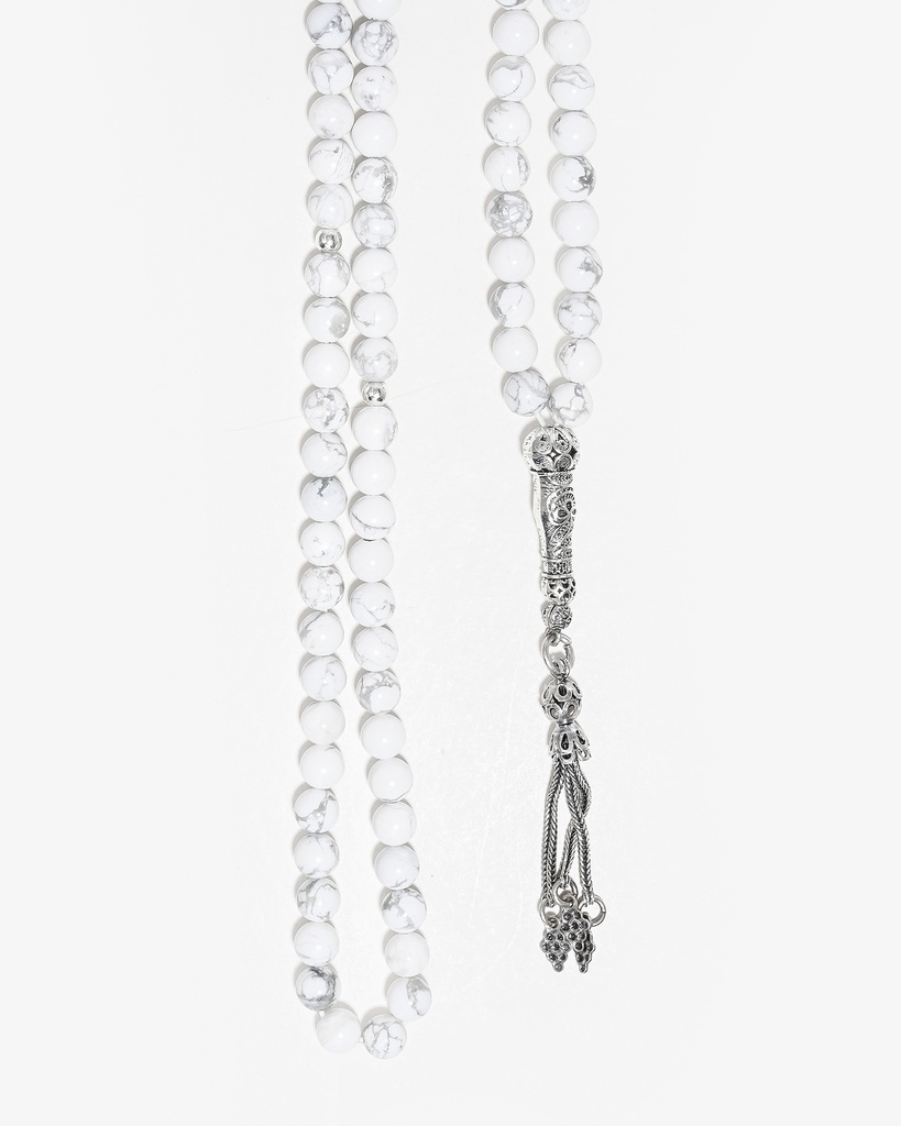 Howlite Rosary ROS5497WH