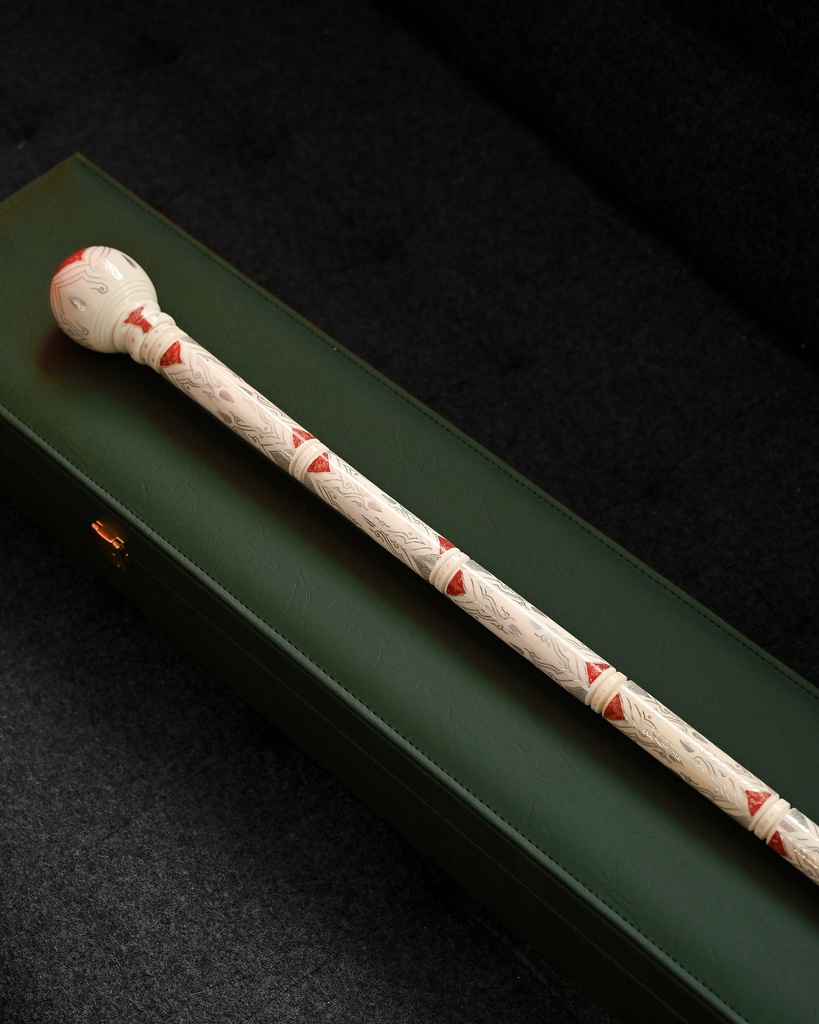 Ivory crutch stick CAN1000WH