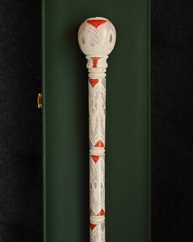 Ivory crutch stick CAN1000WH