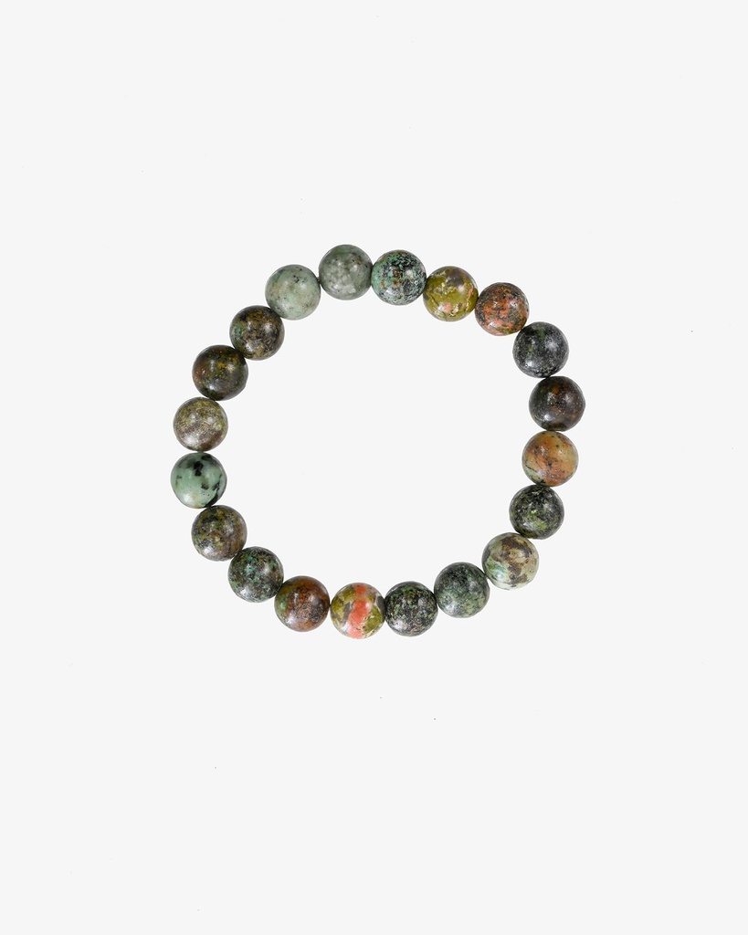 3D Turquoise and Malachite Bracelet BRA153GN