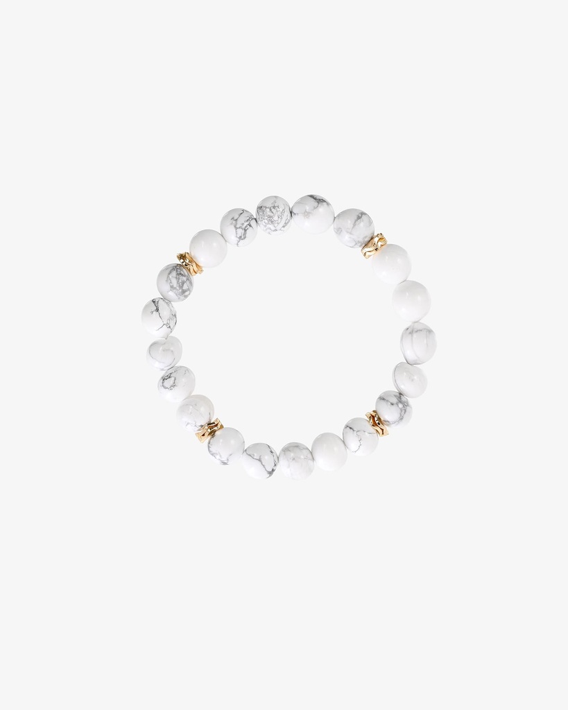 Howlite Stone Bracelet WBRA220WH