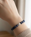 Sodolite and Howlite bracelet WBRA225BL