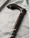 Malachite and mother-of-pearl cane CAN993