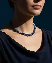 Women's necklace with lapis lazuli stone WNEC194BL