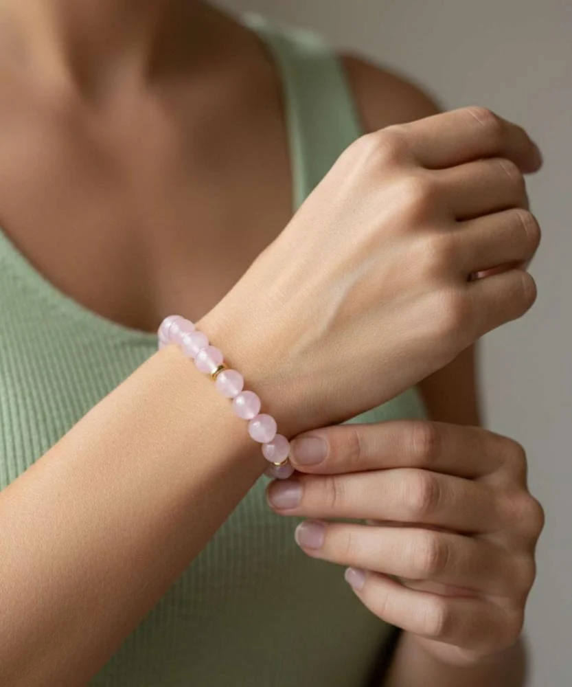Rose quartz bracelet WBRA222PK