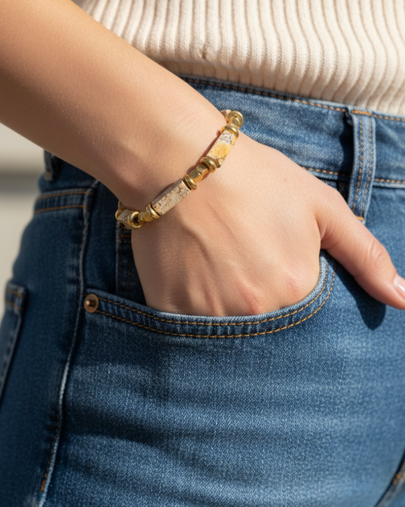 Natural Stone Bracelet WBRA184BN