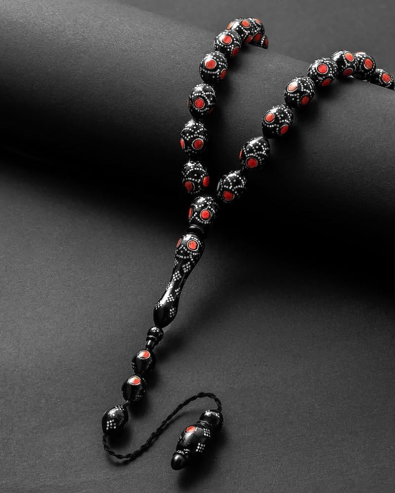 Cook wood silver rosary ROS5363RD