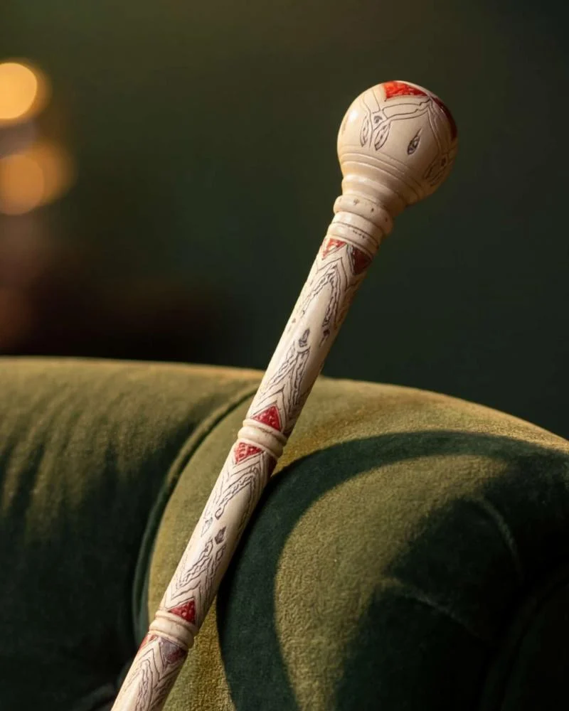 Ivory crutch stick CAN1000WH