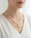 سلسلة اللؤلؤ الطبيعي – رمز الأناقة الخالدة