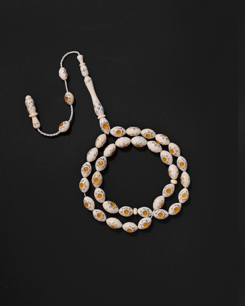 Ivory rosary, elephant tusk ROS5520WH