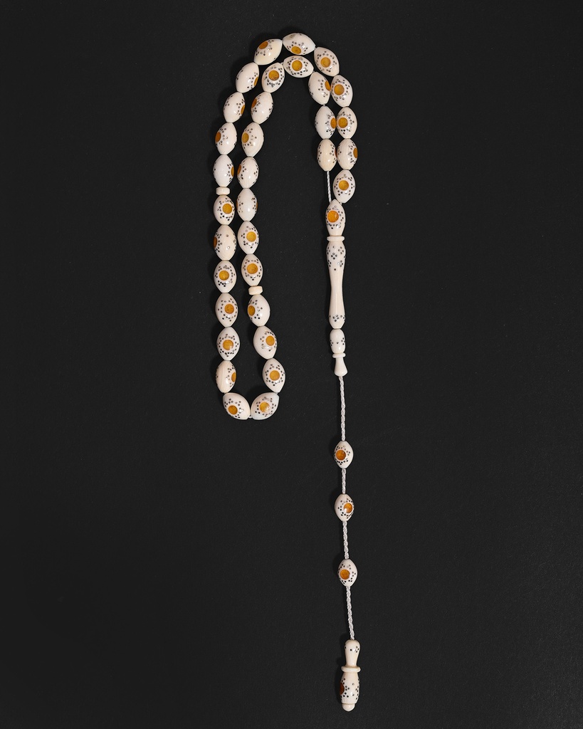 Ivory rosary, elephant tusk ROS5520WH