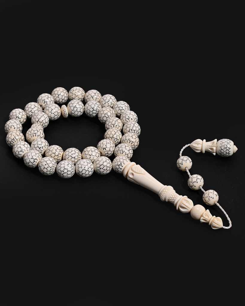 Ivory rosary, elephant tusk ROS5519WH