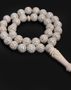 Ivory rosary, elephant tusk ROS5519WH