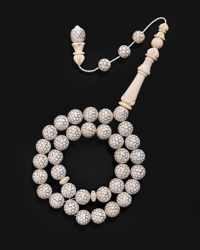 Ivory rosary, elephant tusk ROS5519WH