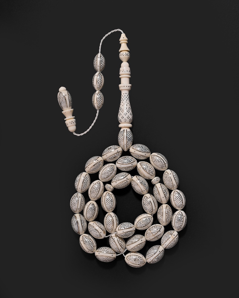 Ivory rosary, elephant tusk ROS5523WH