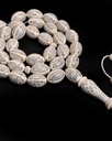 Ivory rosary, elephant tusk ROS5523WH