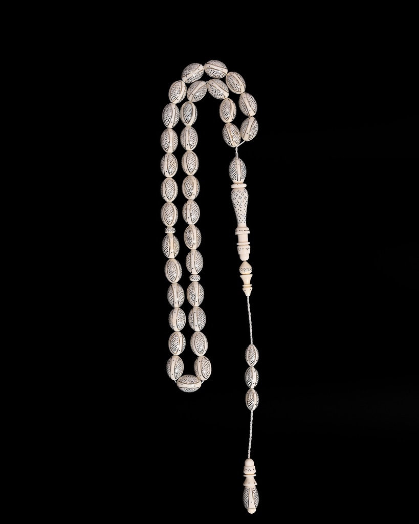 Ivory rosary, elephant tusk ROS5523WH