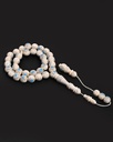 Ivory rosary, elephant tusk ROS5530WH