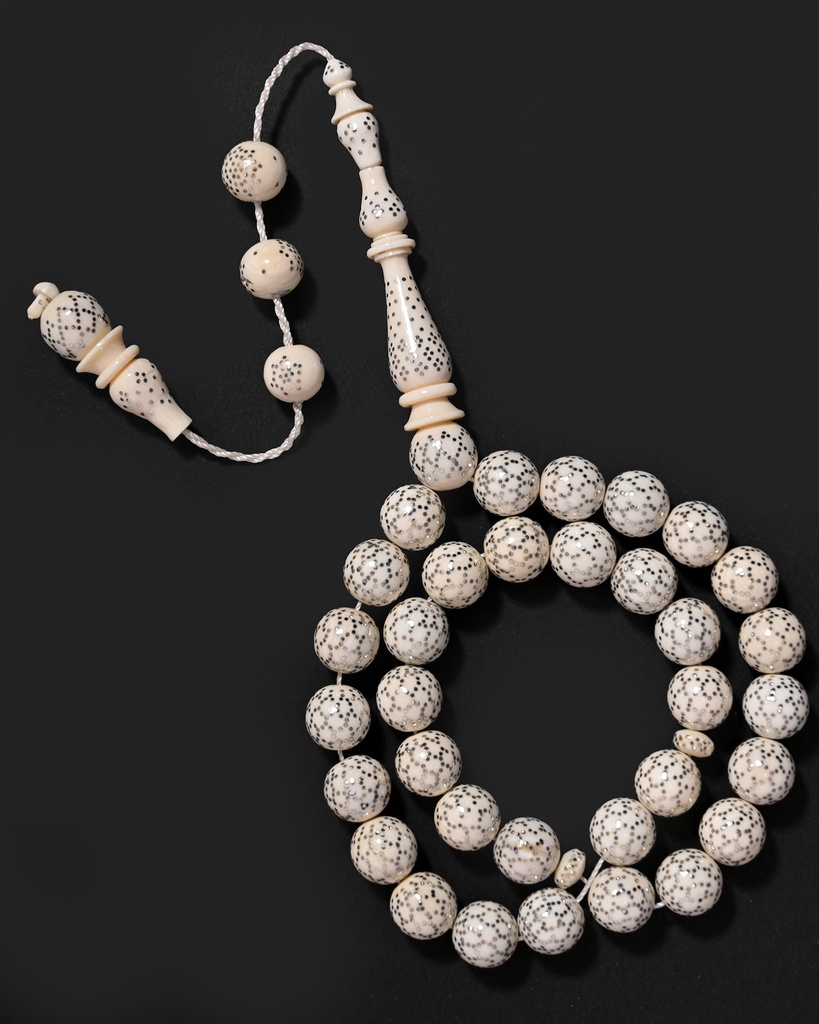 Ivory rosary, elephant tusk ROS5524WH