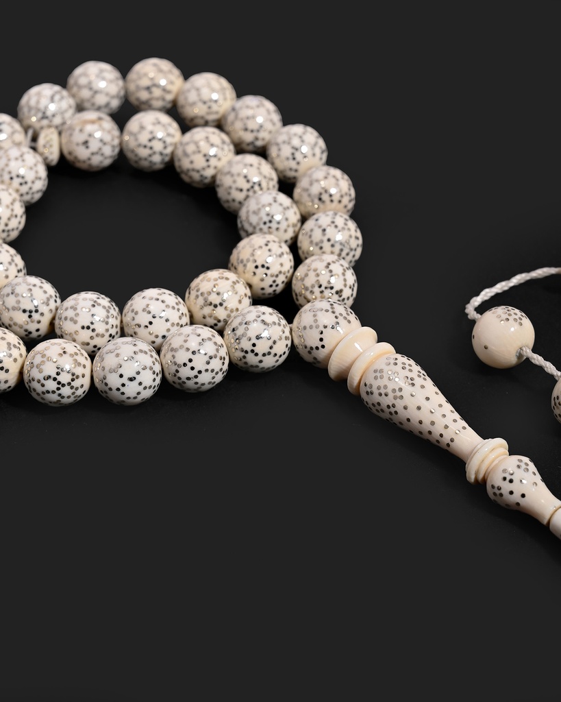 Ivory rosary, elephant tusk ROS5524WH