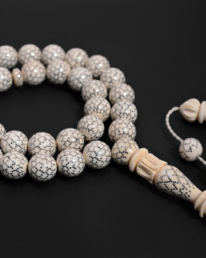 Ivory tusk rosary ROS5531WH
