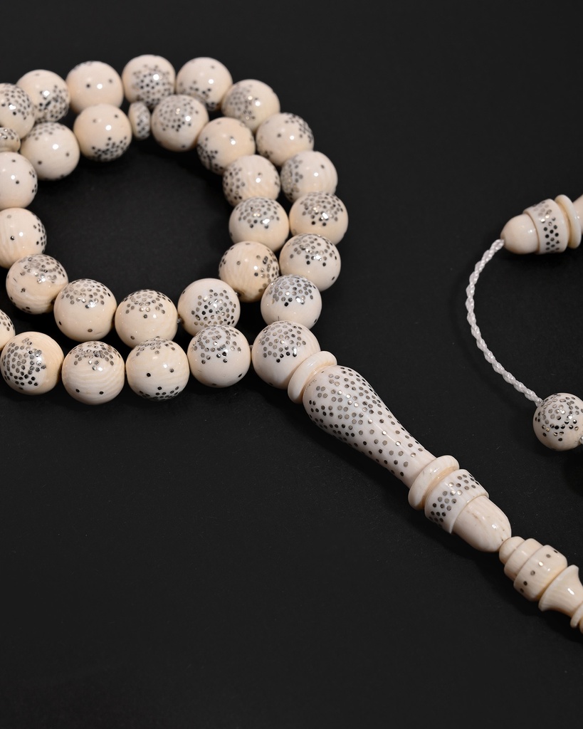 Ivory rosary, elephant tusk ROS5521WH