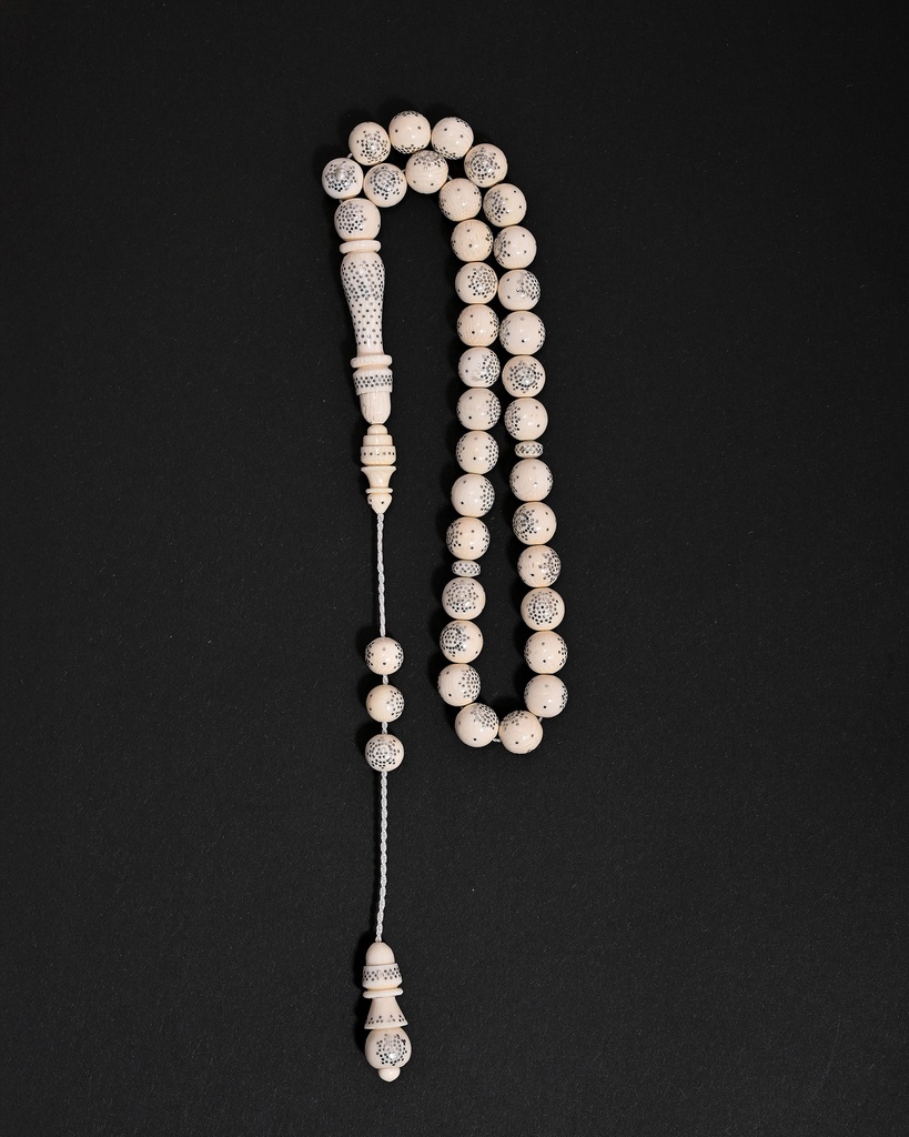 Ivory rosary, elephant tusk ROS5521WH