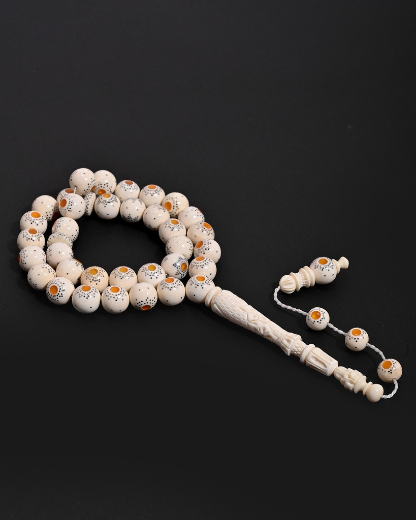 Ivory rosary, elephant tusk ROS5526WH