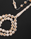 Ivory rosary, elephant tusk ROS5526WH
