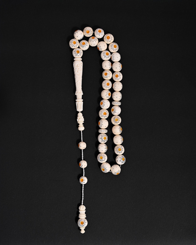 Ivory rosary, elephant tusk ROS5526WH
