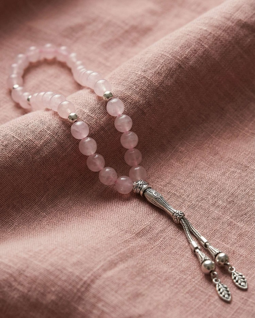 Rose Quartz Rosary ROS5490PK