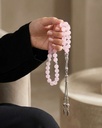 Rose Quartz Rosary ROS5490PK