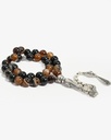 Veined agate rosary ROS5518BN
