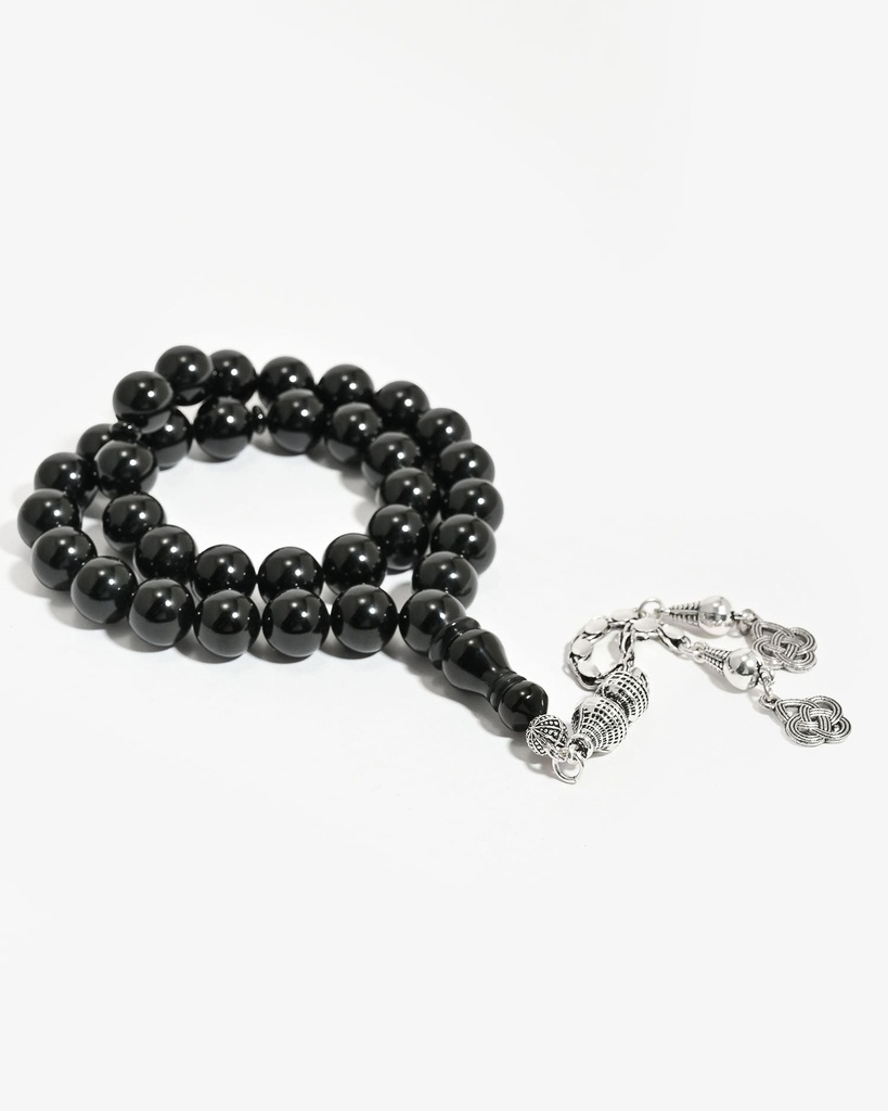 Faturan rosary, new cast with veins ROS7030BK