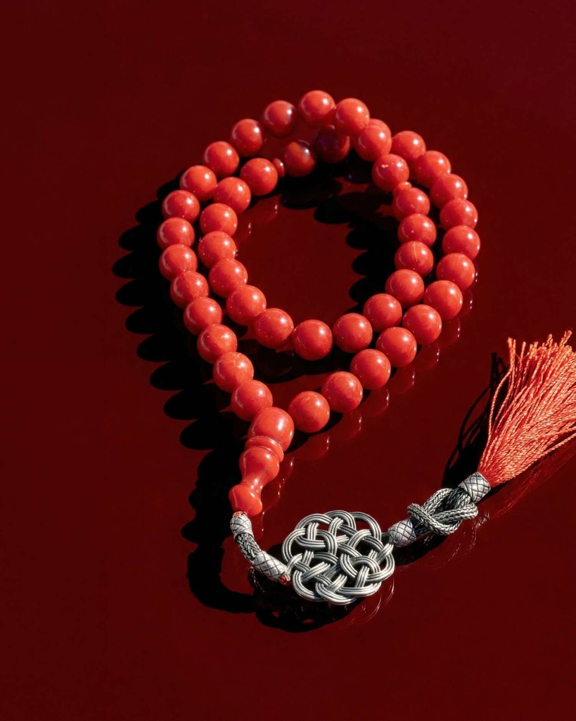 Sandalus red Rosary ROS608RD