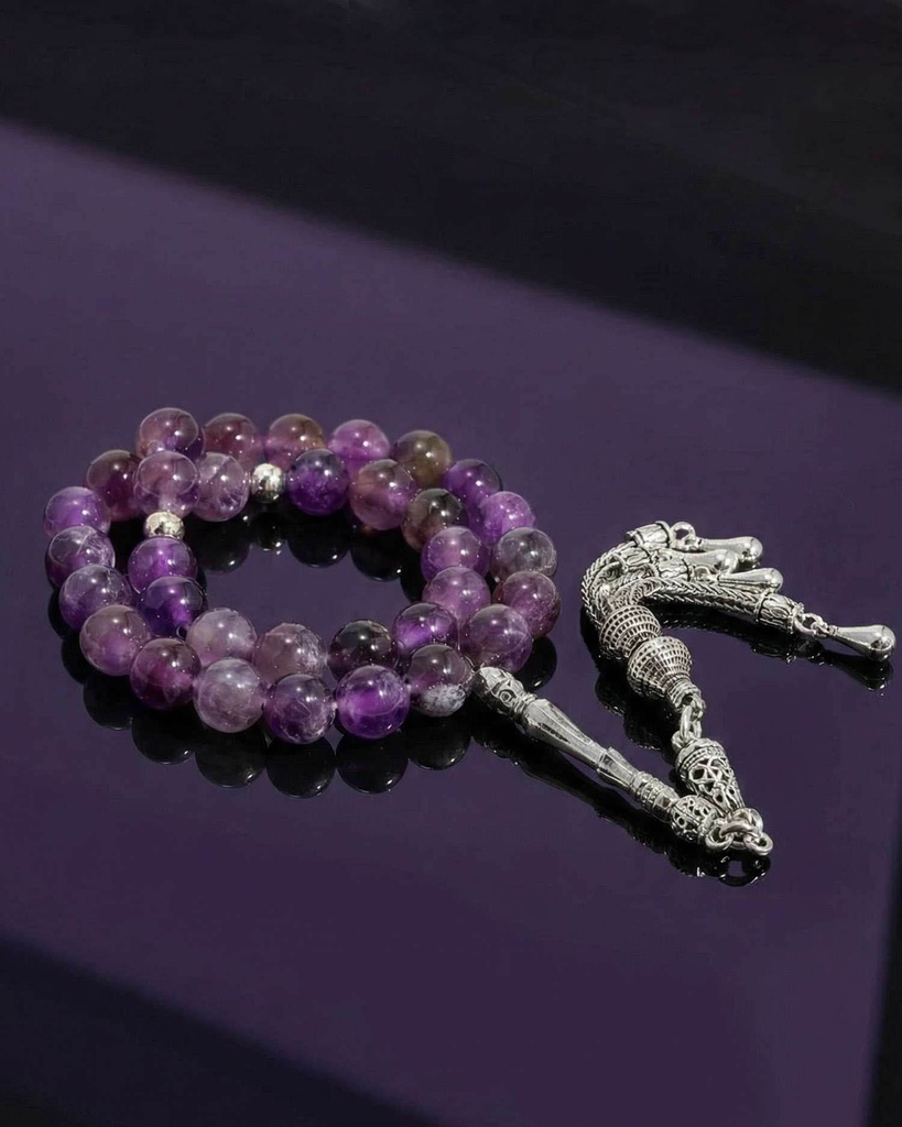 Natural Amethyst Rosary ROS822PR