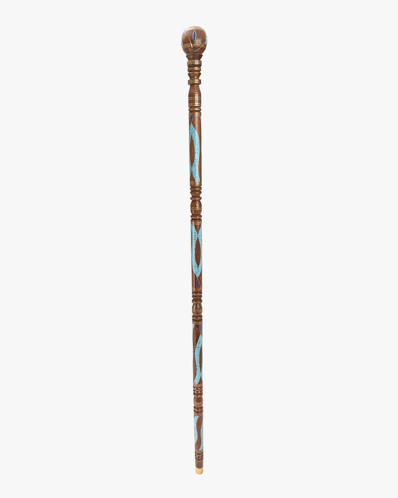 Teakwood walking stick CAN1018
