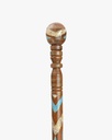 Teakwood walking stick CAN1016