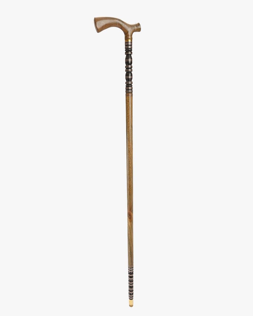 Ebony and sandalwood walking stick CAN1023