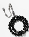 Black onyx stone rosary ROS3098BK
