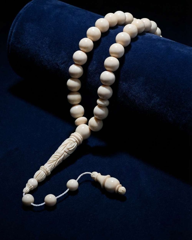 Elephant tusk rosary ROS5514WH