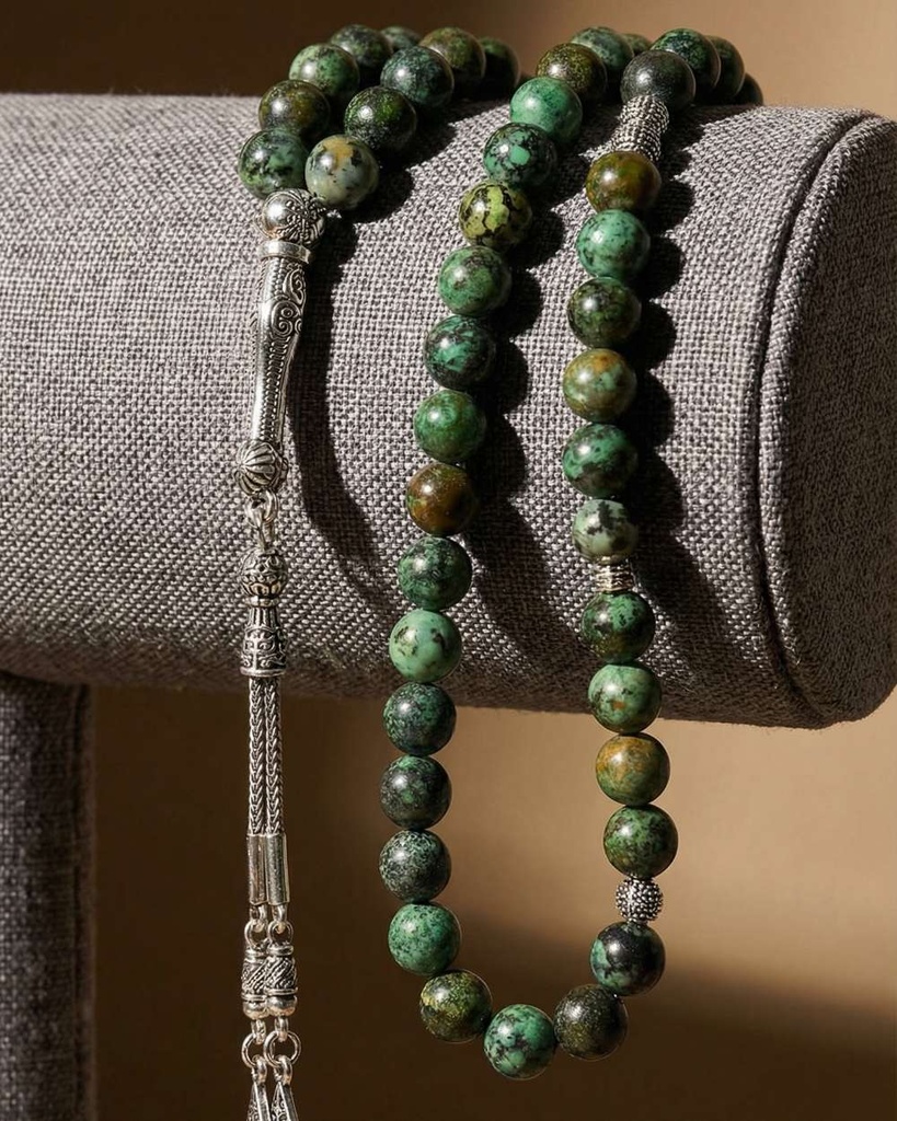  Turquoise Stone Rosary ROS5495GN